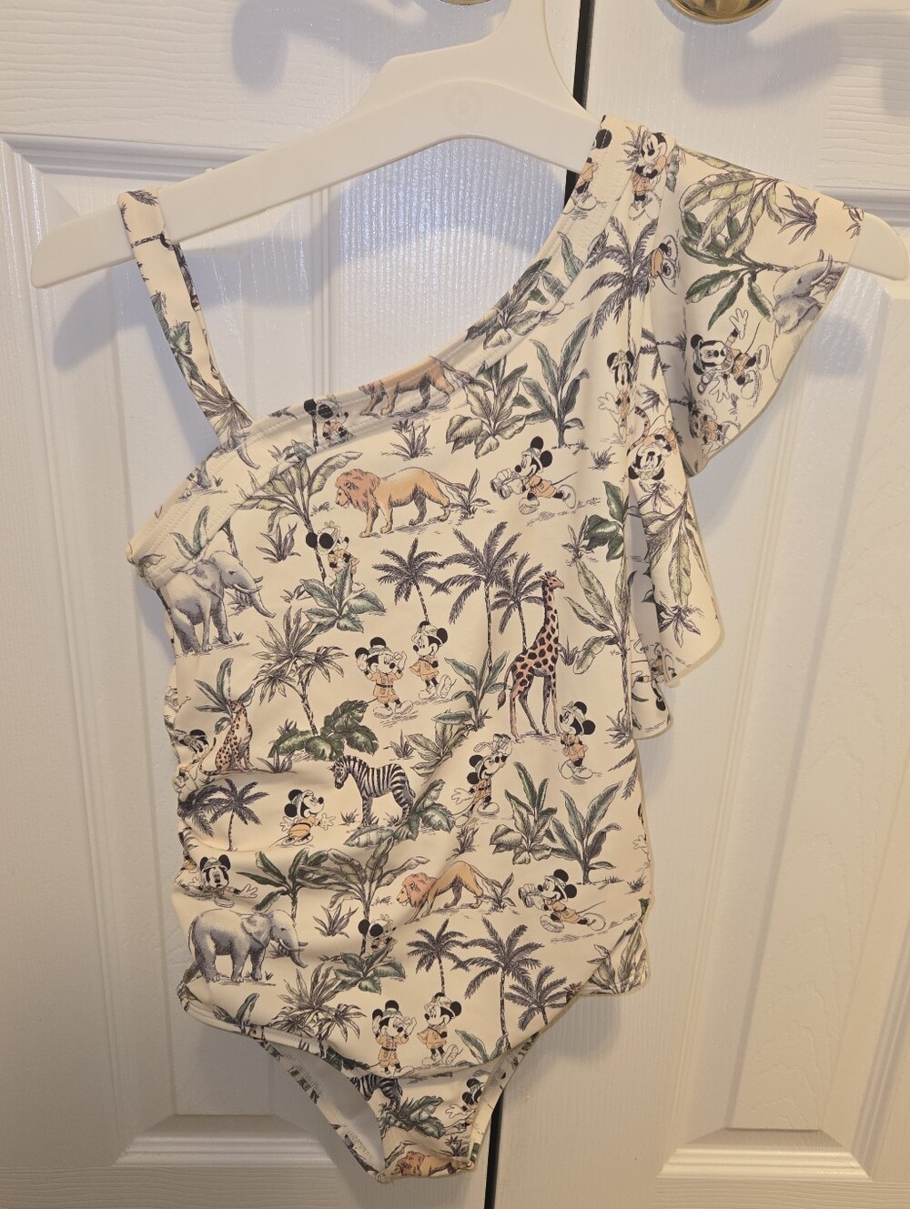 Disney Kids Swimsuit with Safari Print Size 8